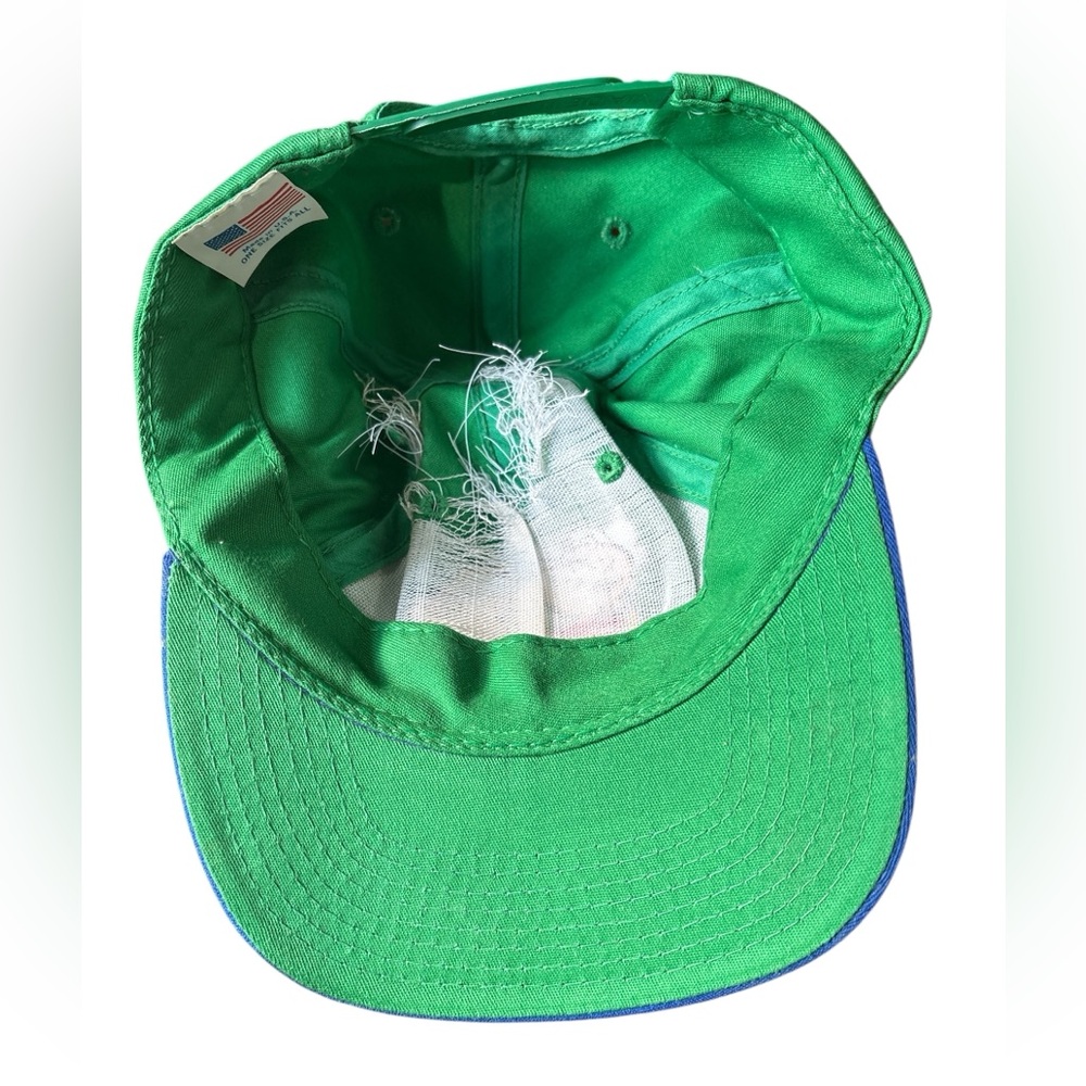 Vintage Embroidered Popeye The Sailor Man Green And Blue Baseball Cap, One Size - Picture 2 of 7